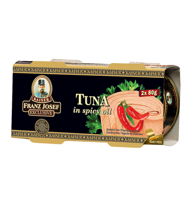 Tuna odrezak u pikantnom ulju 2x80g